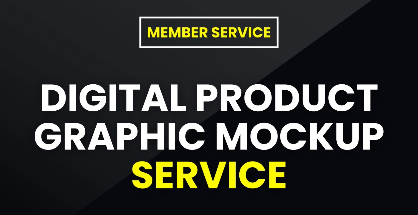 Service: Digital Product Graphic Mockup