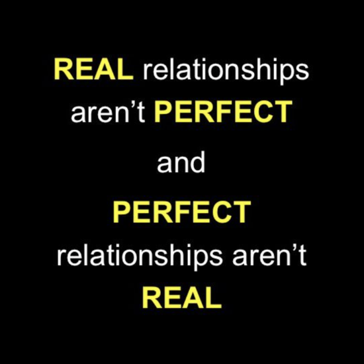 The imperfect relationship you actually deserve