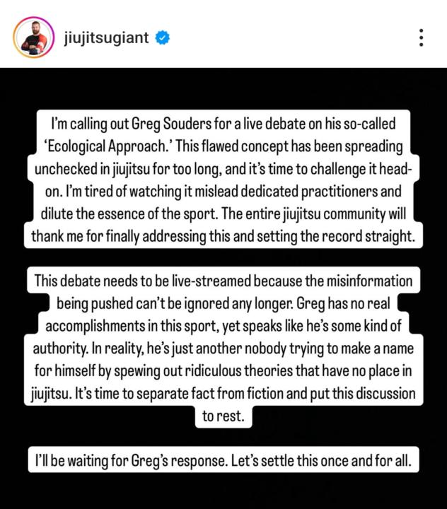 Ecological Jiu-jitsu Debate