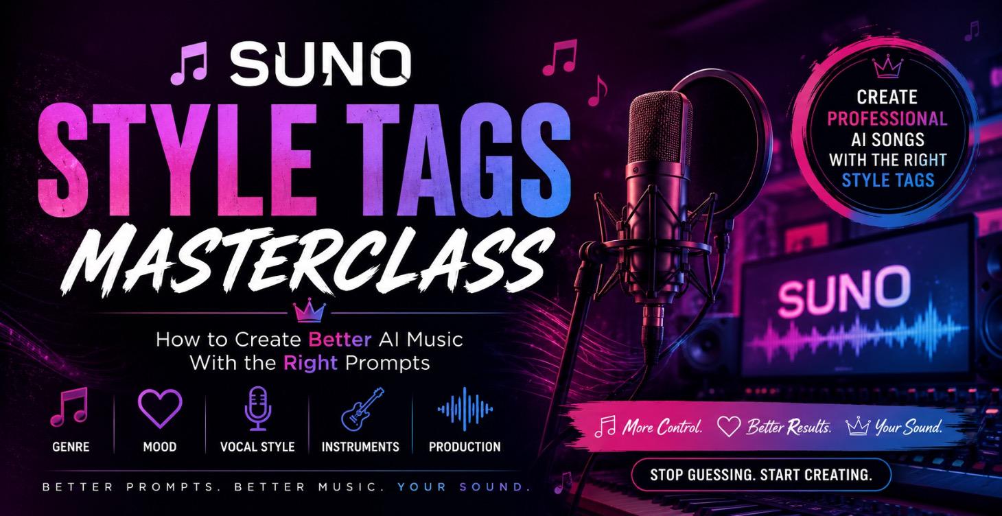 🎵 Suno Style Tags Masterclass