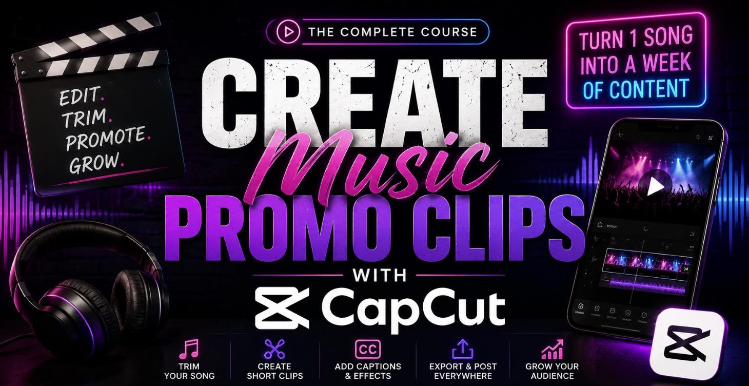 Create Music Promo Clips with CapCut