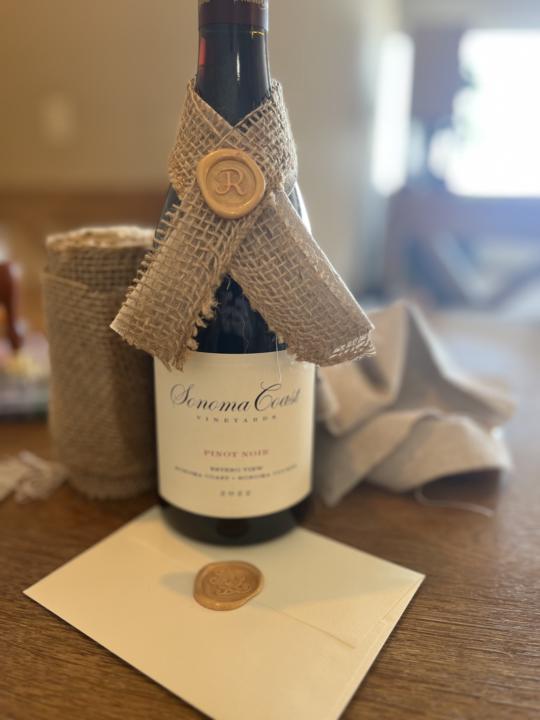 Personalized gift with wax seal
