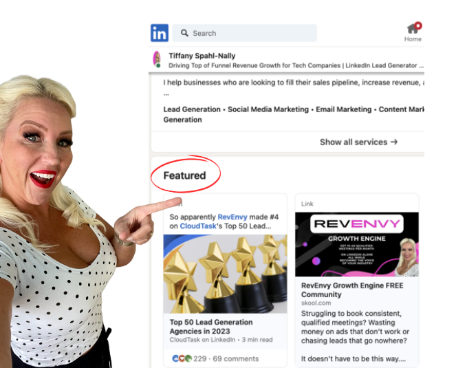 LinkedIn Featured Section - Prime Real Estate 