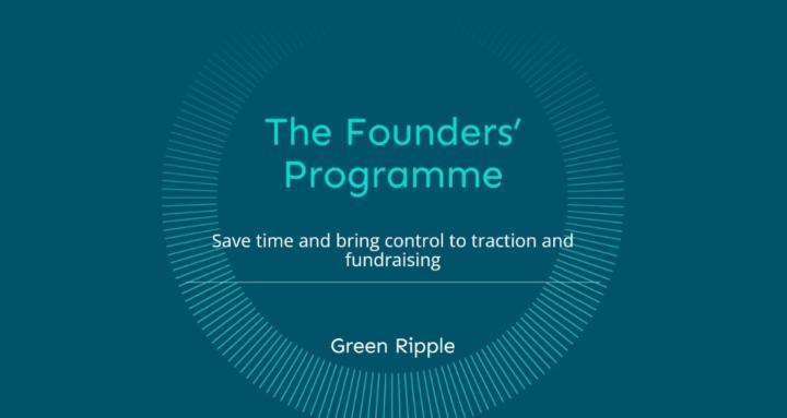 GreenRipple Founders Programme