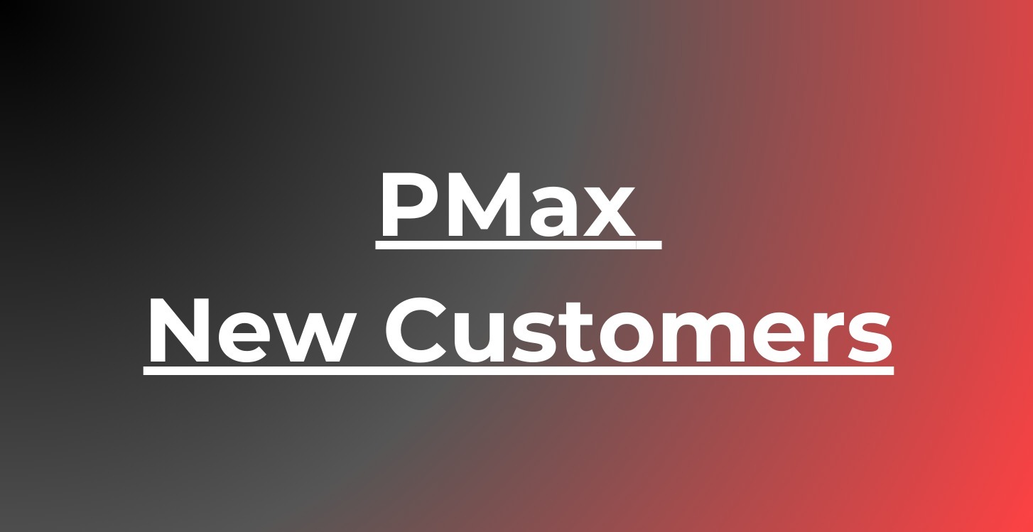 Pillar 4: PMax New Customers