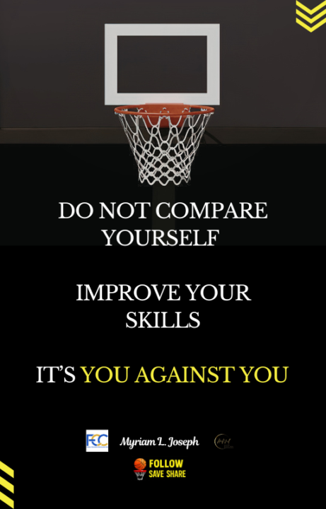 It's you against you