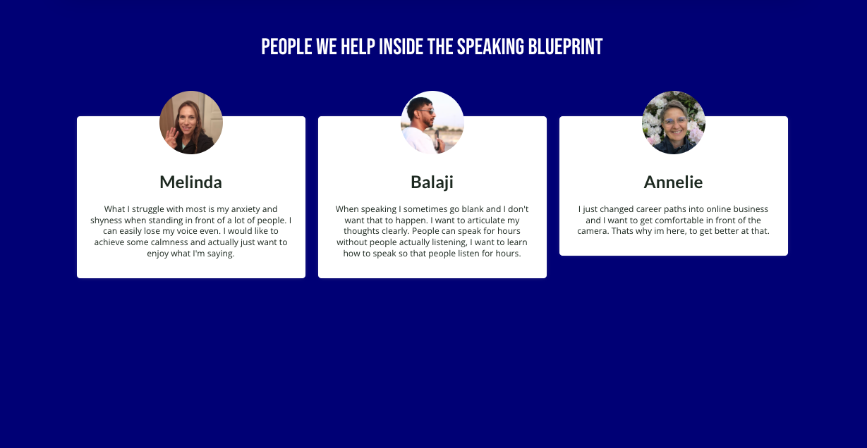 The Speaking Blueprint