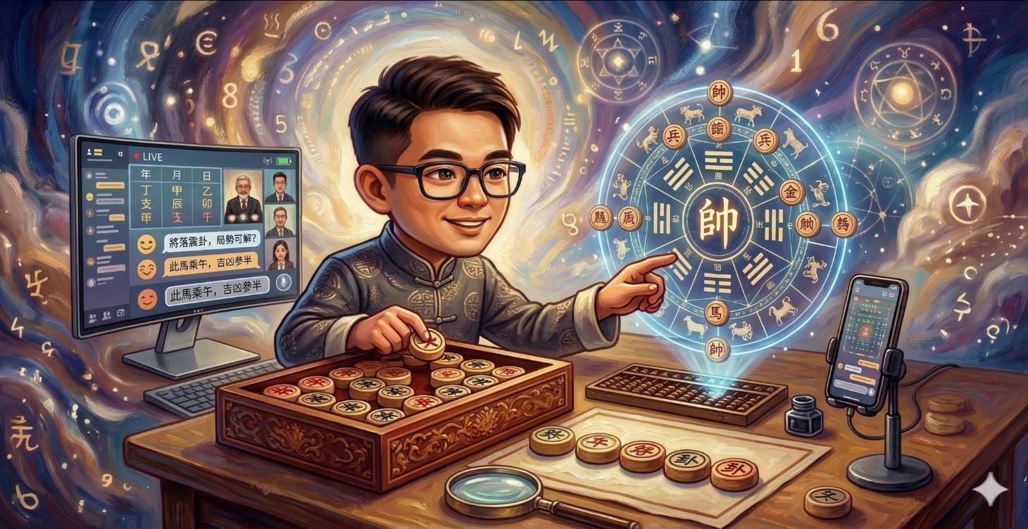 象棋卜卦課｜象棋命盤解讀 & 案例討論