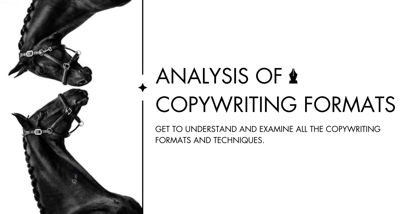 Analysis Of Copywriting Formats