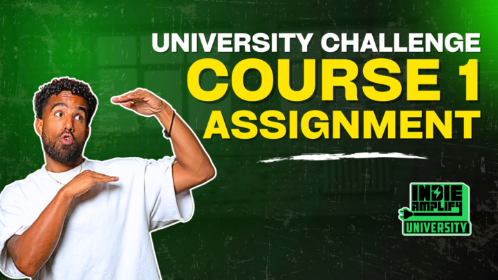 COURSE 1: 'BUILDING YOUR ARTIST BRAND' Assignment - DUE 11/5