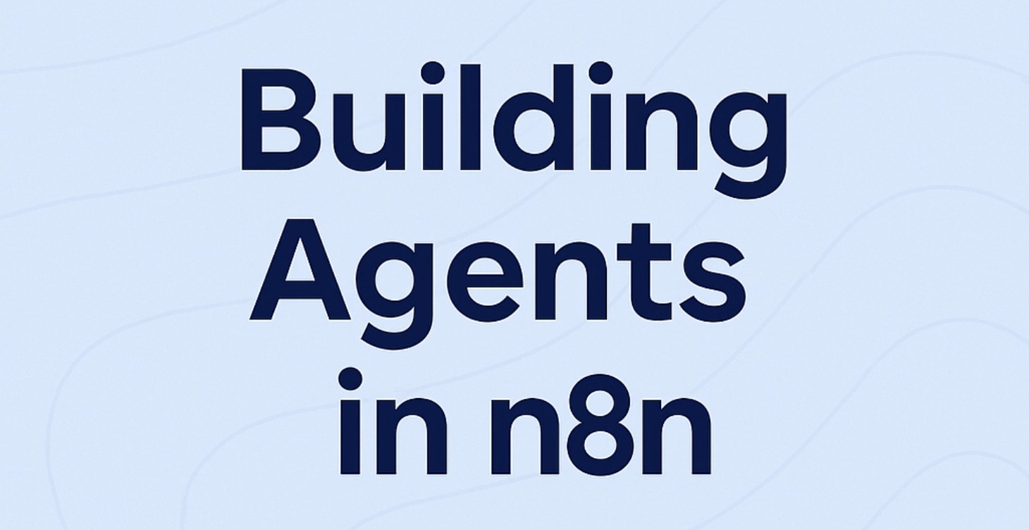 Building agents in n8n