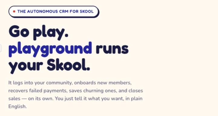 Playground | Ai CRM for Skool
