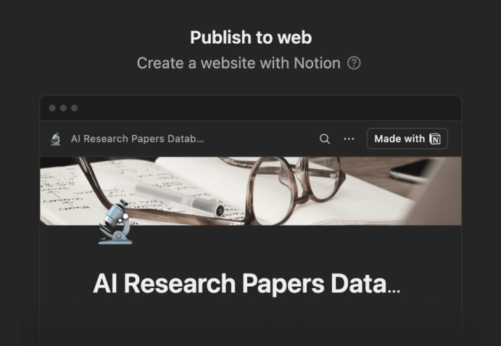 AI Research Database