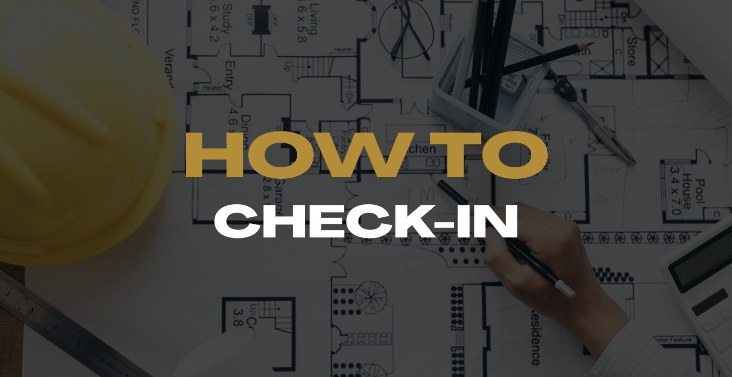 HOW TO CHECK-IN 🔒