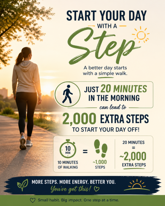 Morning steps