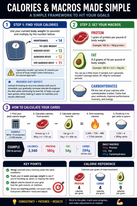 A Simple Way to Calculate Your Calories & Macros