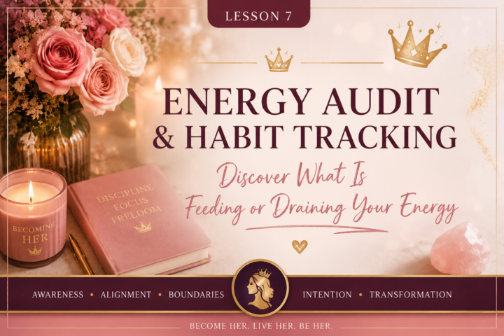 ✨ NEW LESSON RELEASED ✨  SELF-MASTERY & HABIT TRANSFORMATION PORTAL