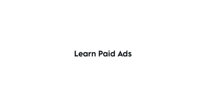 Learn Paid Ads