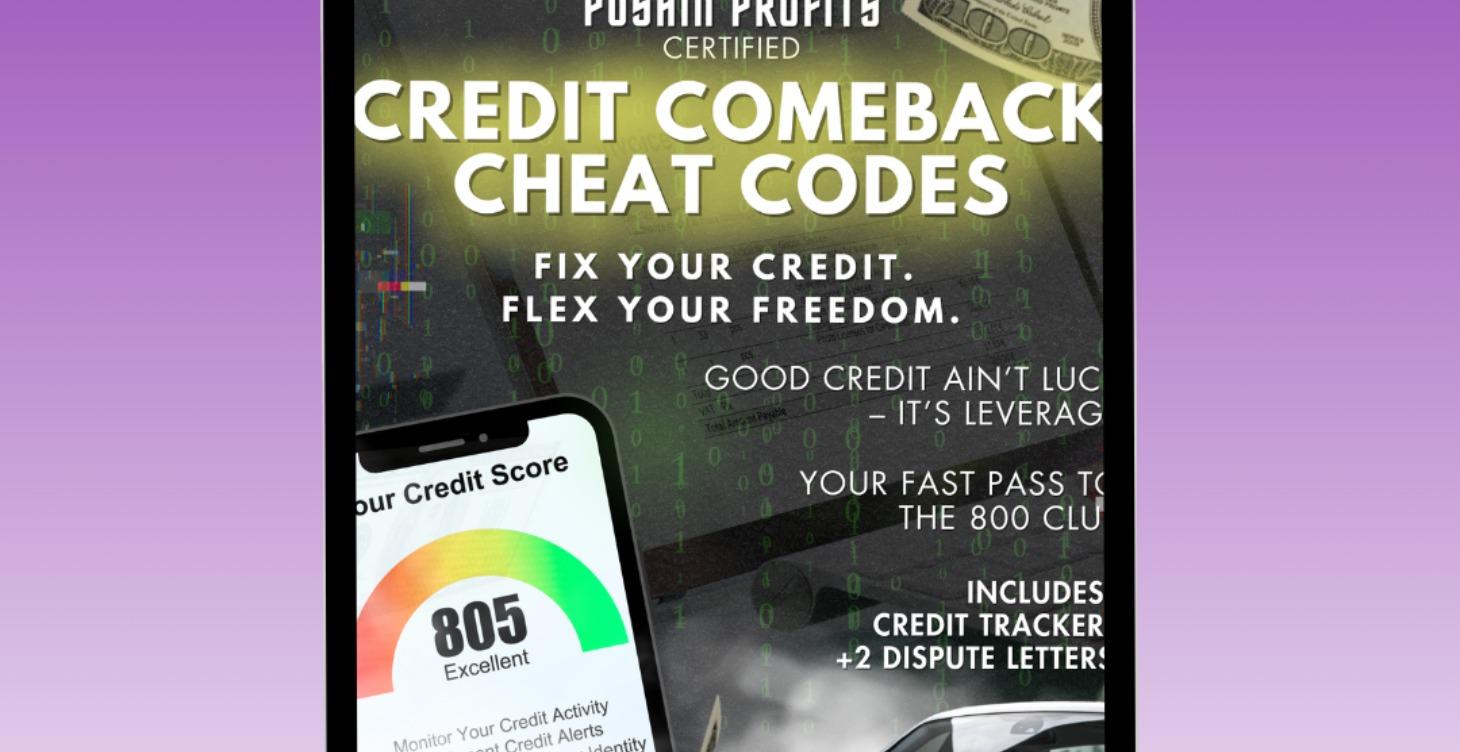Credit Comeback Cheat Codes