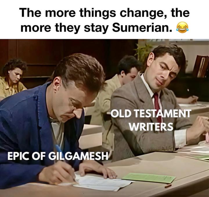 Nothing to see here. Just ancient plagiarism.😂😂