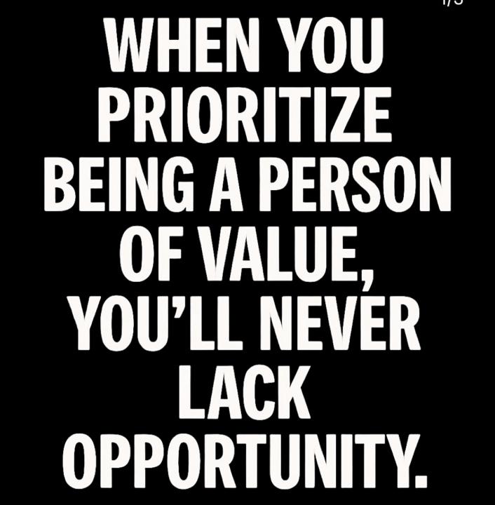 Do you understand the importance of bringing value?