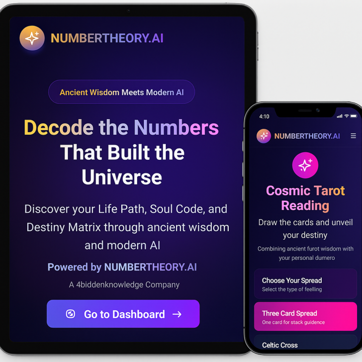 Discover Your Divine Code NumberTheory.ai 