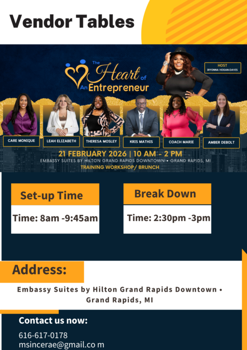 Look for vendors for the event.