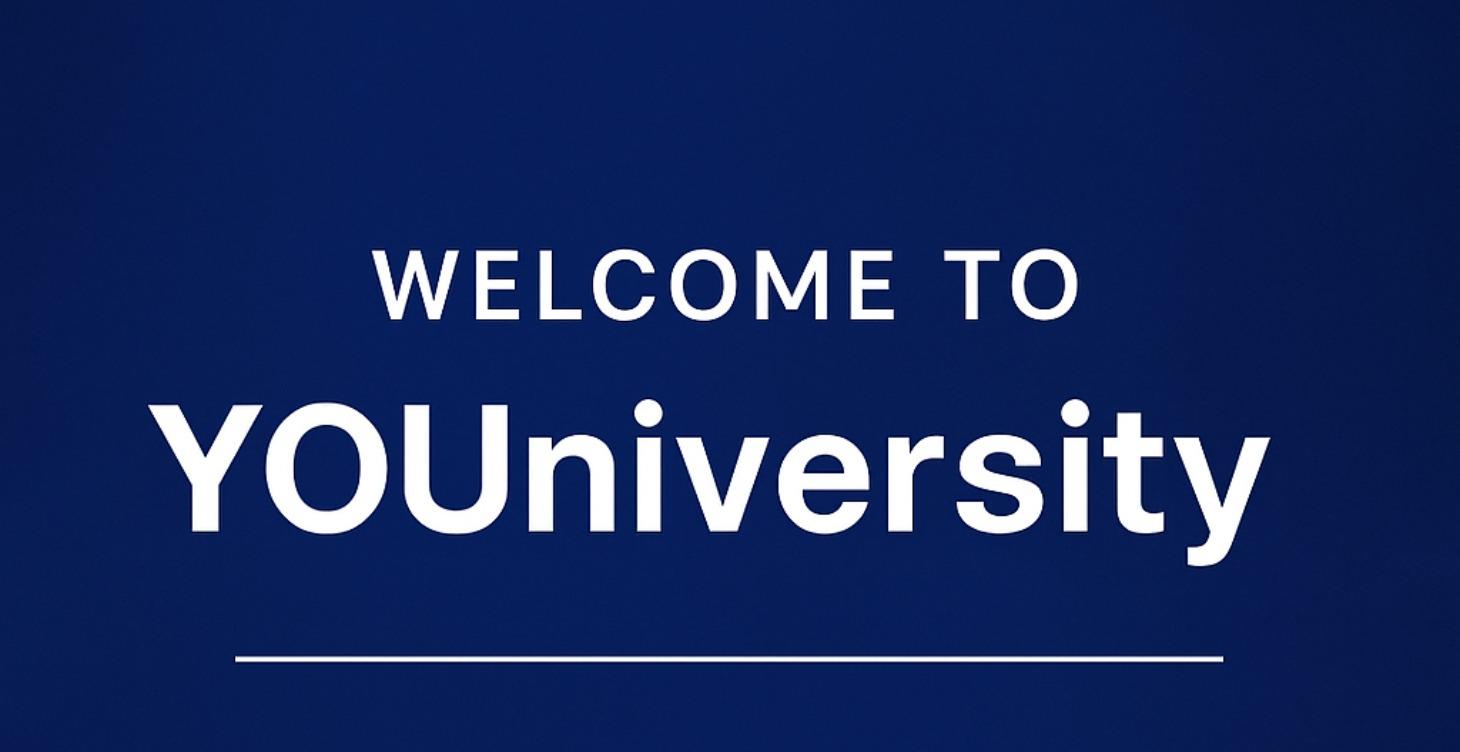 Welcome to YOUniversity