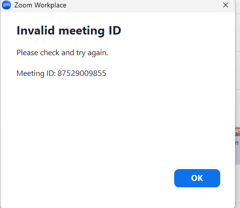 couldn't join live