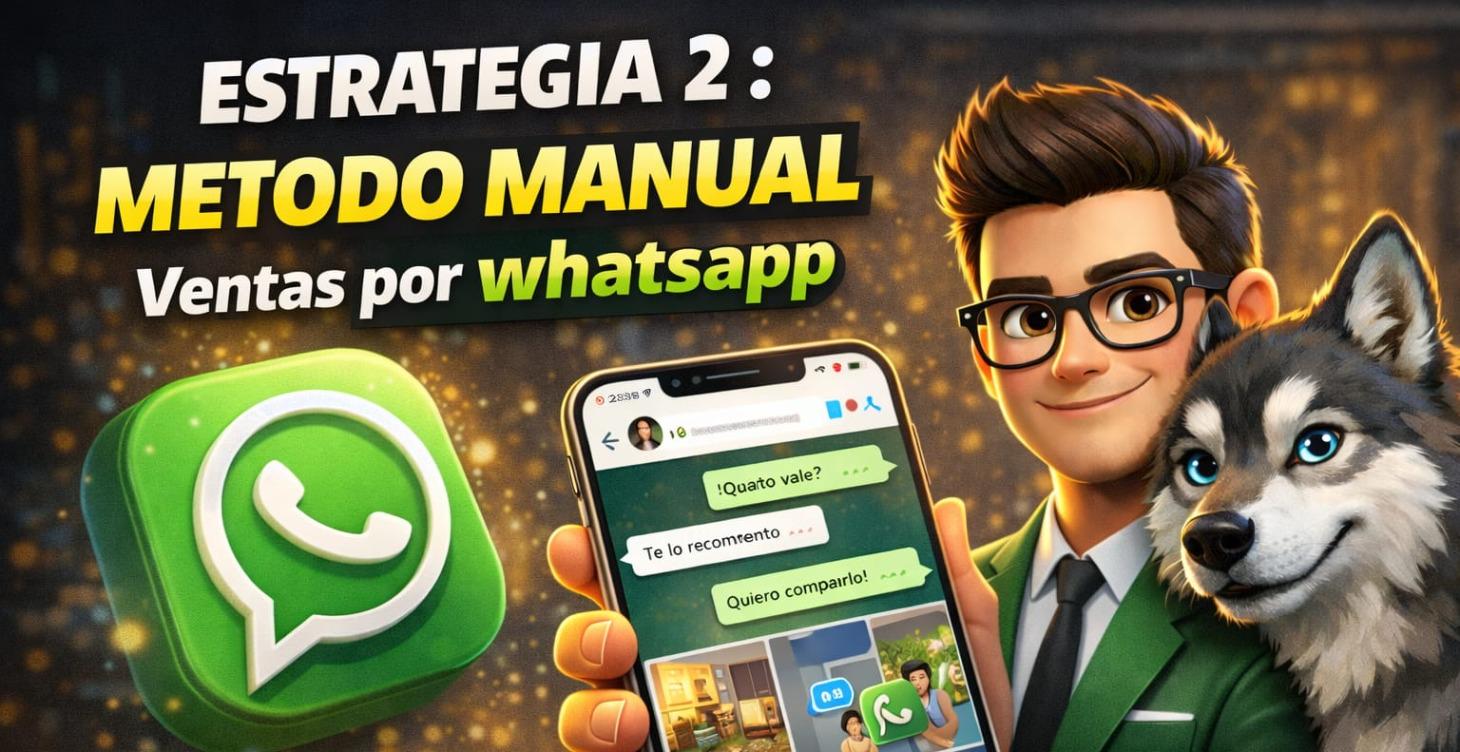 ESTRATEGIA 2 : METODO MANUAL VENTAS POR WHATSAPP