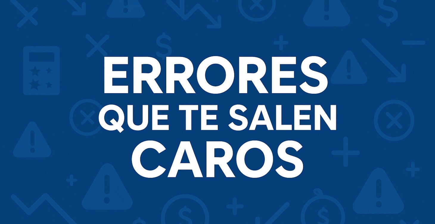 Errores que te salen caros