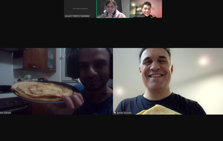 Crepes flipping success
