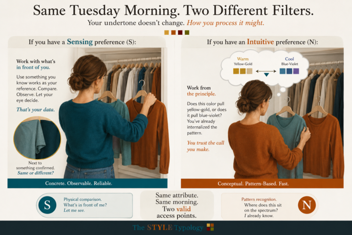 How you check for undertone on a random Tuesday — S vs. N