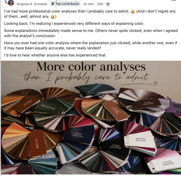 The Different Ways People Build Confidence After a Color Analysis