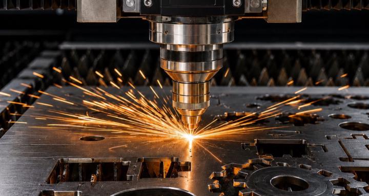 CNC laser setup