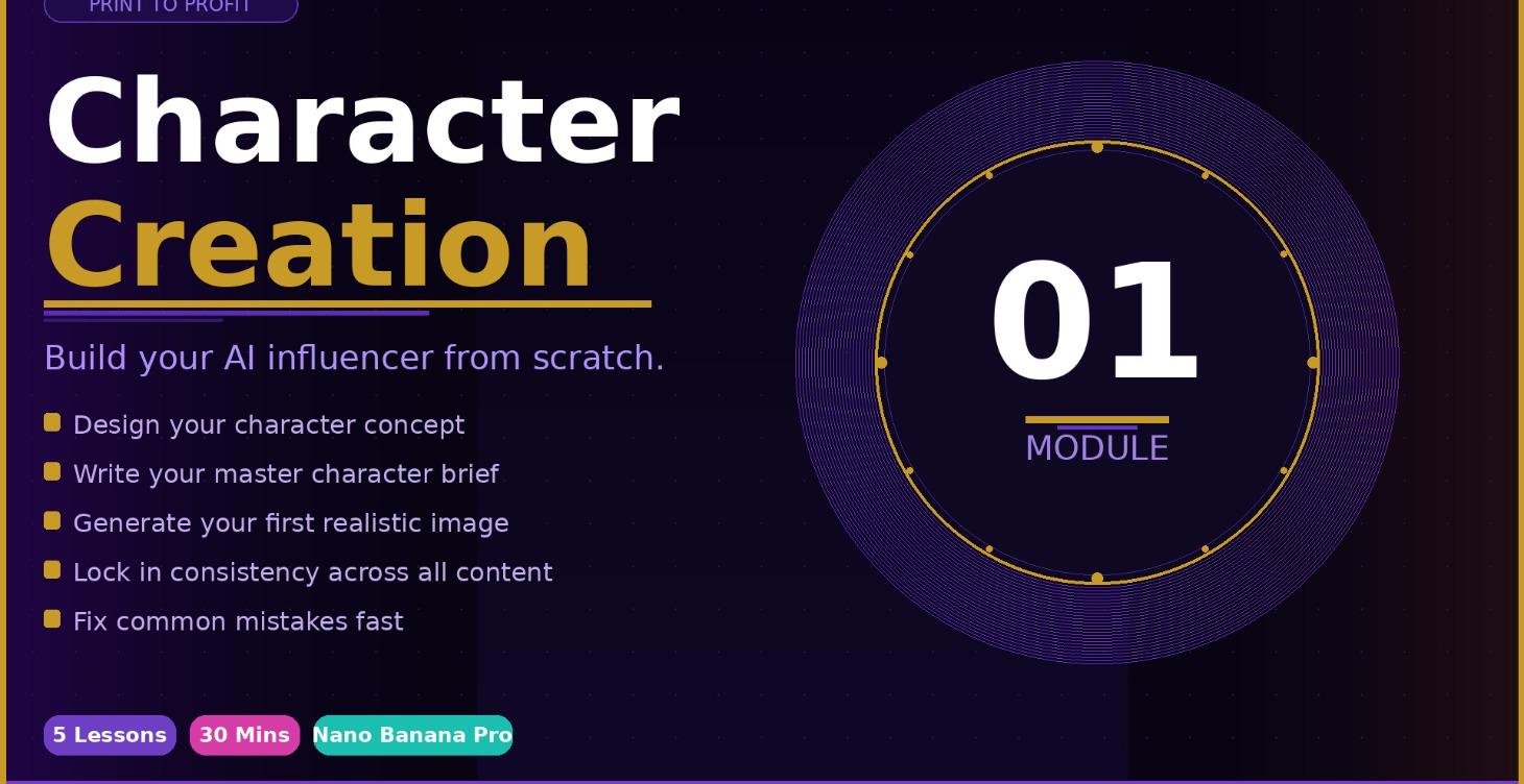 MODULE 01 - CHARACTER CREATION