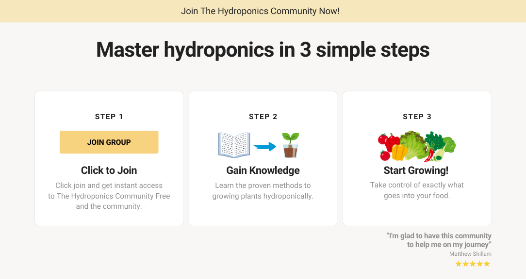 The Hydroponics Community