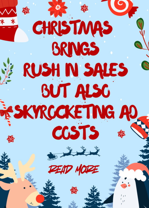 🎄Christmas Season is outpouring in sales, but with skyrocketing ad costs 💰