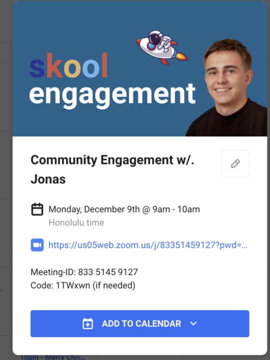 Guys many of yall are missing out on the power of Skool Engagement in your Community