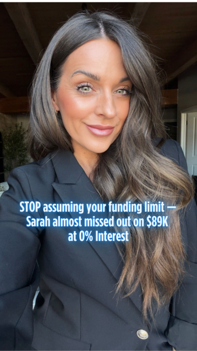 Sarah thought she'd only qualify for $10K 🤔