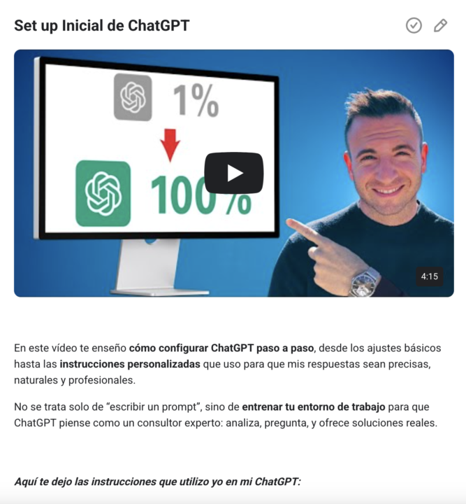 Nuevo video - Setup Inicial