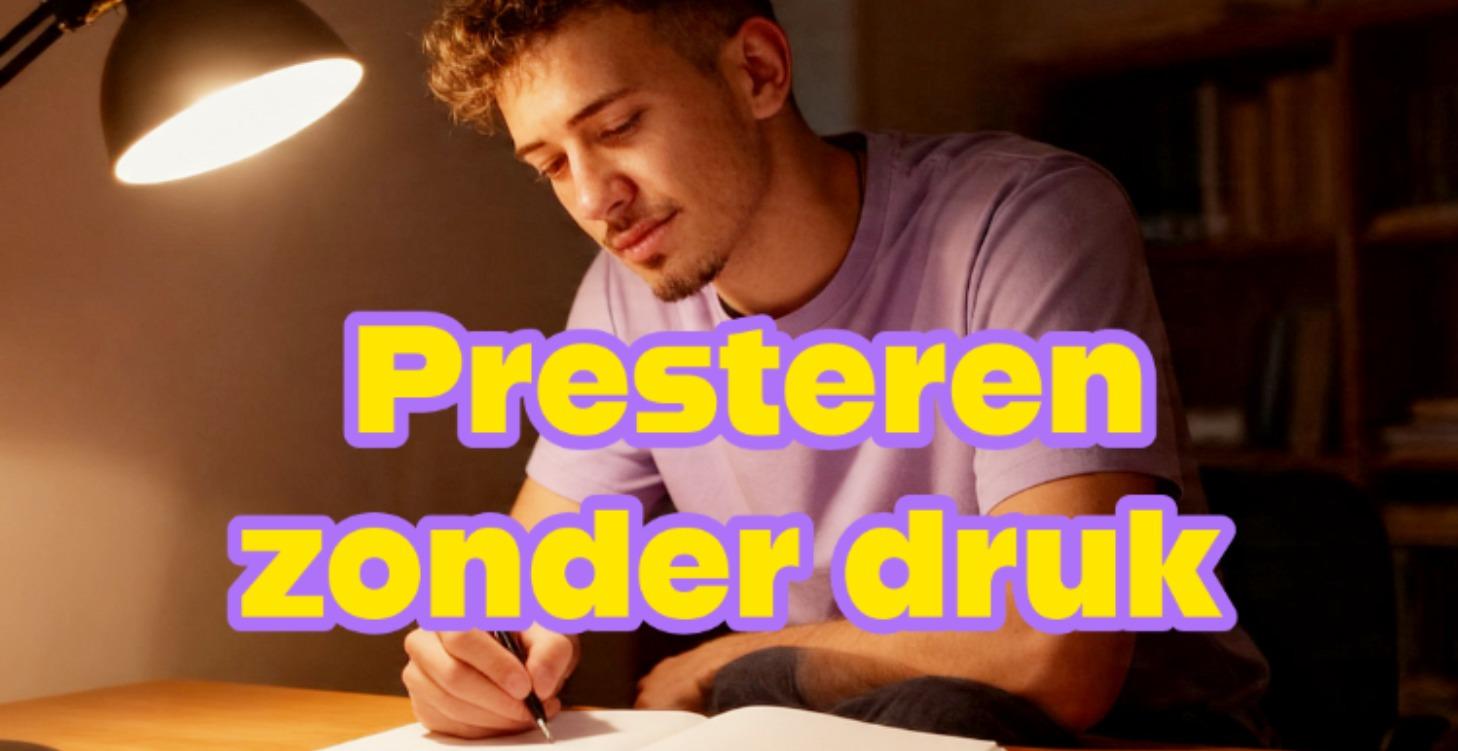 30 dagen presteren onder rust programma