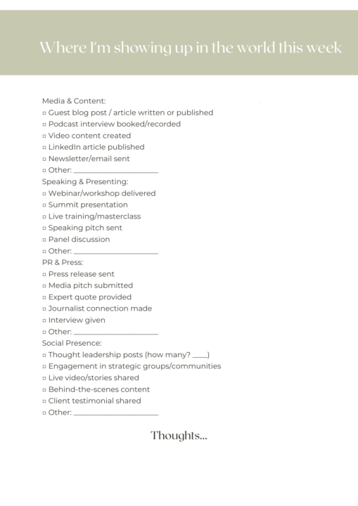 VISIBILITY TO DO LIST DONE FOR YOU!