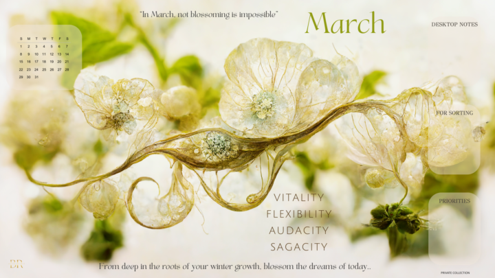 MARCH EMPOWERED DESKTOP CALENDAR IS HERE!!!!