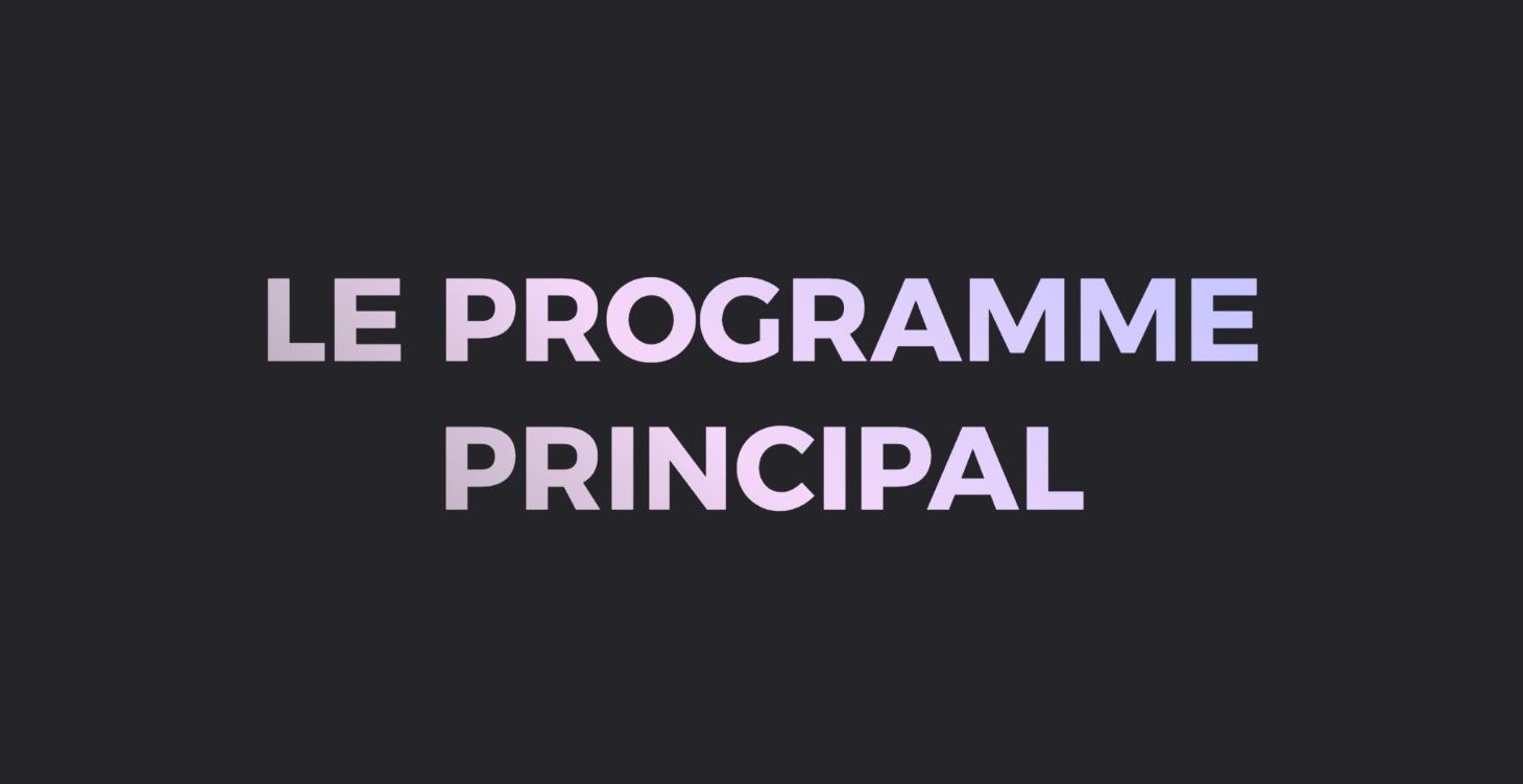 📚 Le Programme Principal