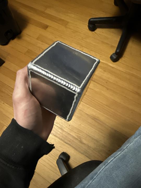 Aluminum Cube Practice 