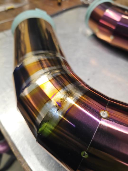 Did a little titanium welding prior to eating some turkey on thanks giving! Im thankful for My Everlast TIG 210 EXT machine and titanium pie cuts ✂️ 