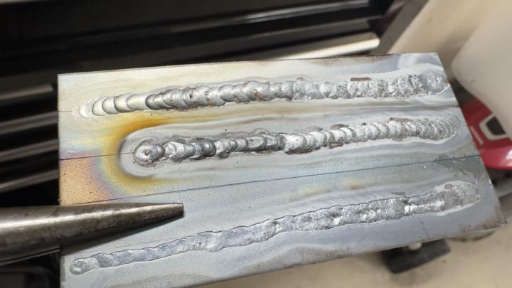 First time TIG welding(very lose term) lol
