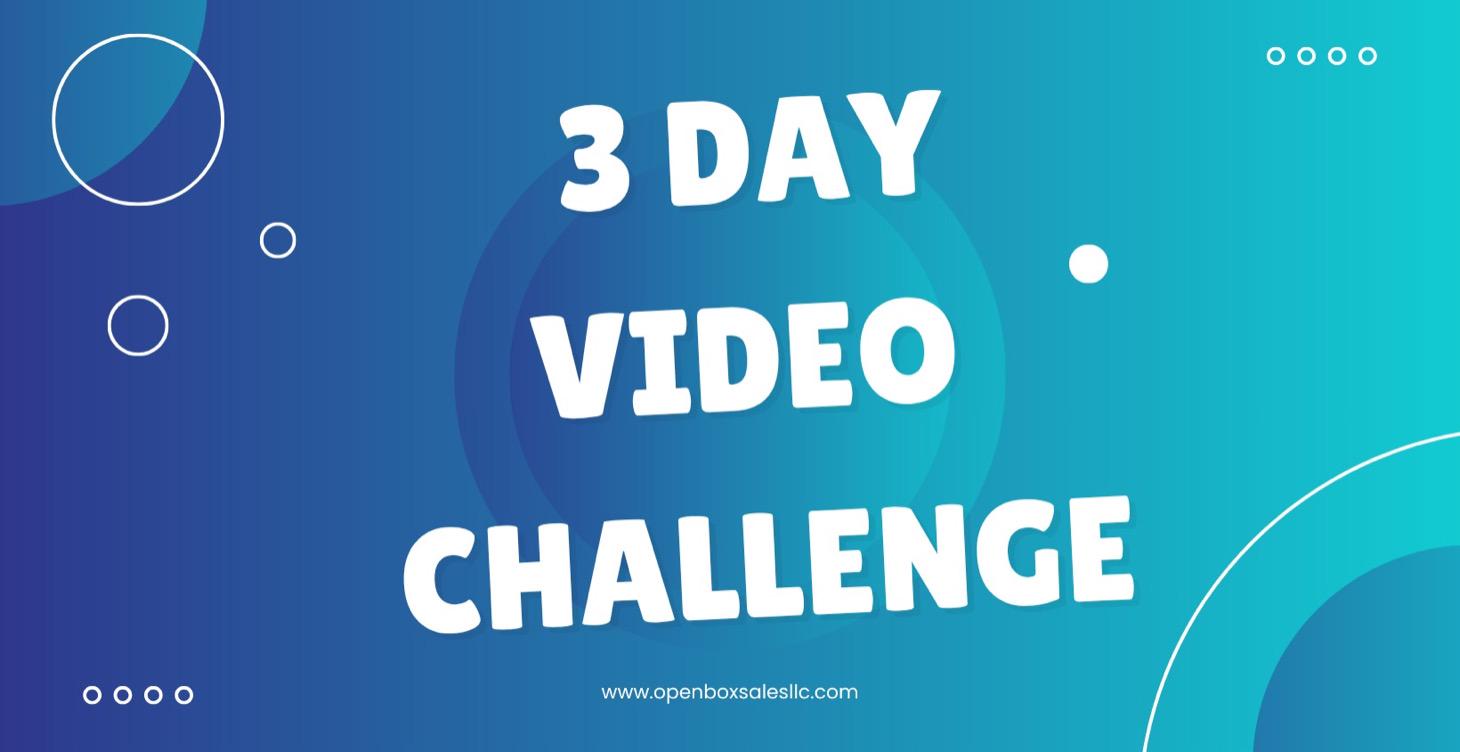FREE Start here for agenda - 3 day video course