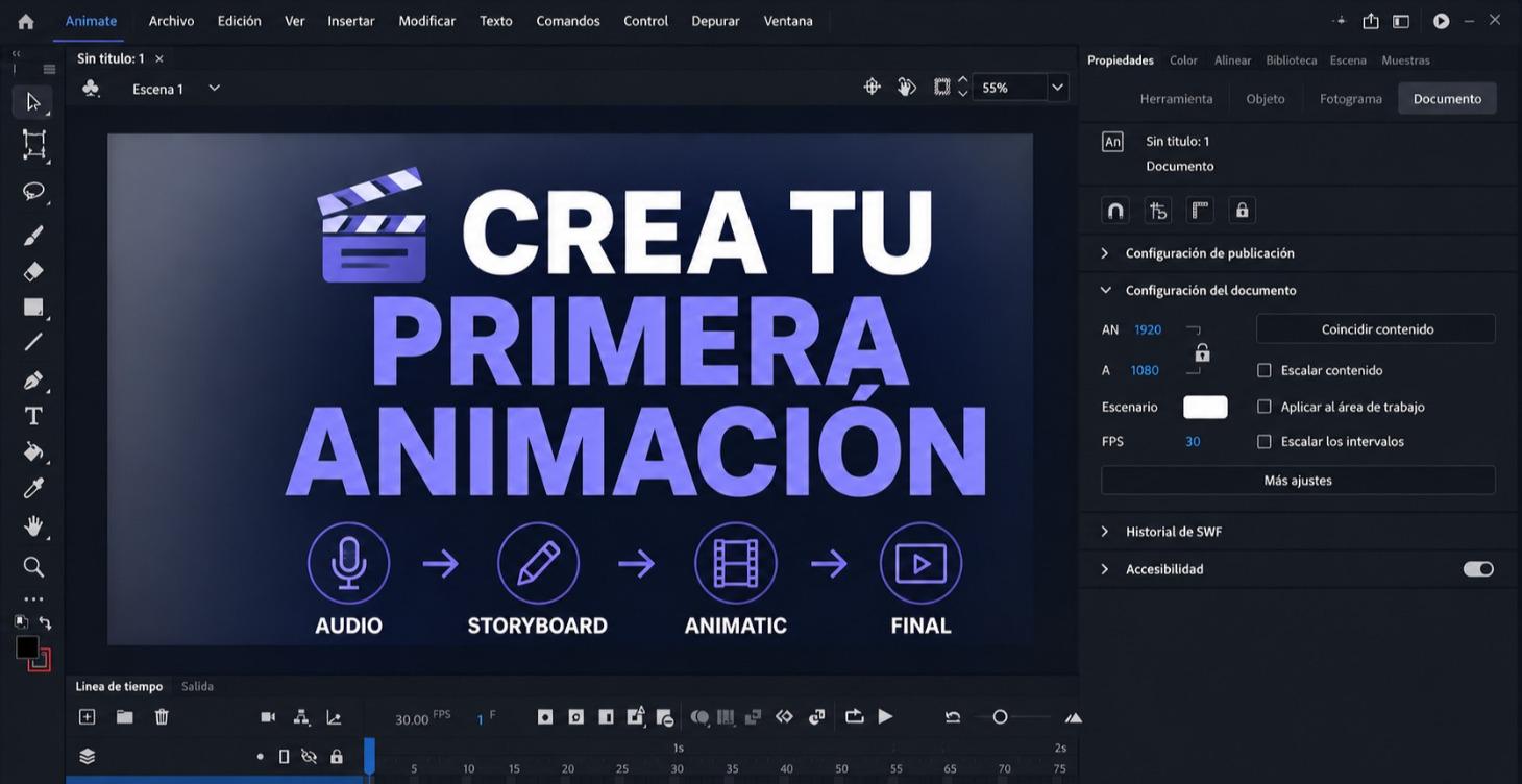 🎬 Crea tu Primera Animación